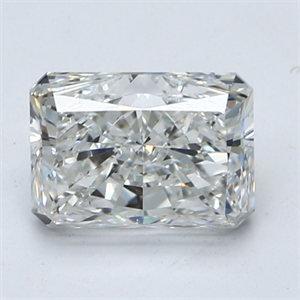 Foto Diamante Natural 2.51 quilates, Radiante , Color F, claridad SI1 y certificado GIA de