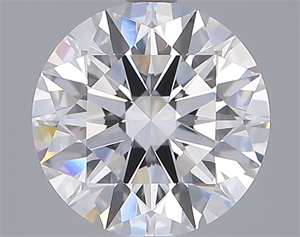 Picture of Lab Grown Diamond 3.03 Carats, Round with Ideal Cut, E Color, VVS2 Clarity and Certified by IGI