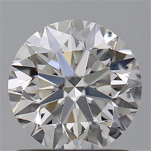 Picture of Natural Diamond 1.00 Carats, Round with Very Good Cut, I Color, SI1 Clarity and Certified by GIA
