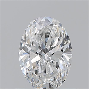 Picture of Natural Diamond 0.70 Carats, Oval with  Cut, E Color, SI2 Clarity and Certified by GIA