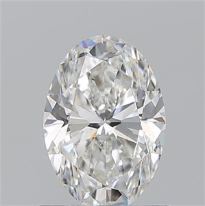 Foto Diamante Natural 1.01 quilates, Ovalado , Color H, claridad SI1 y certificado GIA de