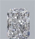 Natural Diamond 0.30 Carats, Radiant with  Cut, D Color, VVS2 Clarity and Certified by GIA