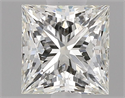 Natural Diamond 0.71 Carats, Princess with  Cut, K Color, VS2 Clarity and Certified by GIA