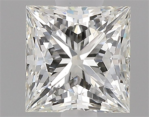 Picture of Natural Diamond 0.71 Carats, Princess with  Cut, K Color, VS2 Clarity and Certified by GIA