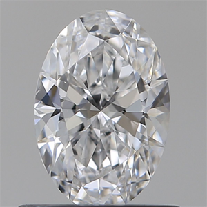 Foto Diamante Natural 0.71 quilates, Ovalado , Color D, claridad SI1 y certificado GIA de