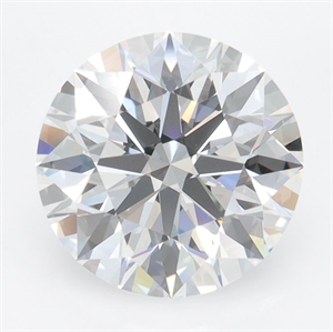 Picture of Lab Grown Diamond 3.03 Carats, Round with Ideal Cut, D Color, VVS1 Clarity and Certified by IGI