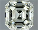 Natural Diamond 2.01 Carats, Asscher with  Cut, L Color, VS2 Clarity and Certified by IGI