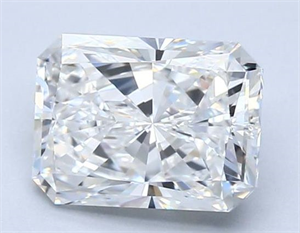 Picture of Natural Diamond 2.01 Carats, Radiant with  Cut, G Color, VS2 Clarity and Certified by GIA