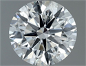 Natural Diamond 1.00 Carats, Round with Excellent Cut, H Color, I1 Clarity and Certified by GIA