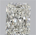 Natural Diamond 0.91 Carats, Radiant with  Cut, J Color, SI1 Clarity and Certified by GIA