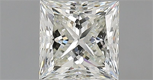 Picture of Natural Diamond 1.00 Carats, Princess with  Cut, K Color, VS1 Clarity and Certified by GIA