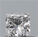 Diamante Natural 0.41 quilates, Princesa , Color E, claridad VVS2 y certificado GIA