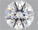 Diamante Natural 2.01 quilates, Redondo , Color F, claridad VVS2 y certificado GIA