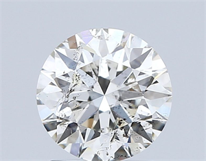 Picture of Natural Diamond 1.51 Carats, Round with Excellent Cut, I Color, SI2 Clarity and Certified by HRD