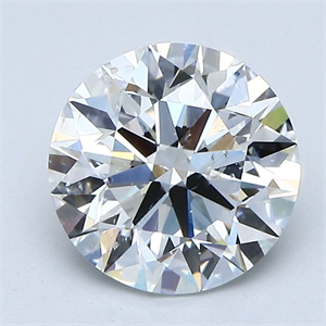 Foto Diamante Natural 2.01 quilates, Redondo , Color G, claridad SI2 y certificado GIA de