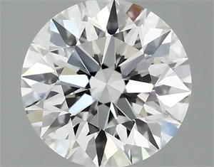 Picture of Lab Grown Diamond 1.09 Carats, Round with Excellent Cut, D Color, VS1 Clarity and Certified by IGI