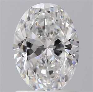 Foto Diamante Natural 1.01 quilates, Ovalado , Color E, claridad SI1 y certificado GIA de