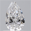 Diamante Natural 0.41 quilates, De pera , Color D, claridad VS1 y certificado GIA