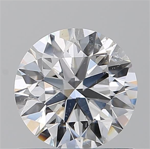 Picture of Natural Diamond 0.90 Carats, Round with Excellent Cut, D Color, SI2 Clarity and Certified by GIA