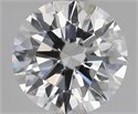 Lab Grown Diamond 1.50 Carats, Round with Ideal Cut, D Color, VVS2 Clarity and Certified by IGI
