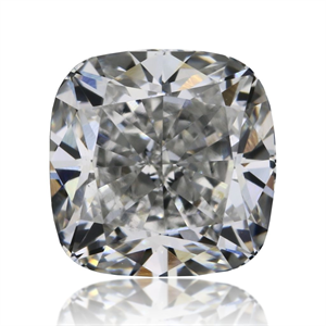 Foto Diamante Natural 0.50 quilates, Del cojín , Color F, claridad SI1 y certificado GIA de