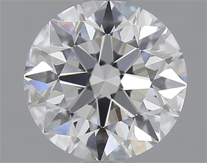 Picture of Lab Grown Diamond 1.10 Carats, Round with Excellent Cut, D Color, VS1 Clarity and Certified by GIA
