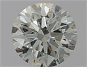 Natural Diamond 0.50 Carats, Round with Excellent Cut, G Color, VVS2 Clarity and Certified by GIA