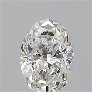 Picture of Natural Diamond 0.51 Carats, Oval with  Cut, H Color, VS1 Clarity and Certified by GIA