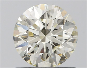 Picture of Natural Diamond 0.90 Carats, Round with Excellent Cut, J Color, SI1 Clarity and Certified by IGI