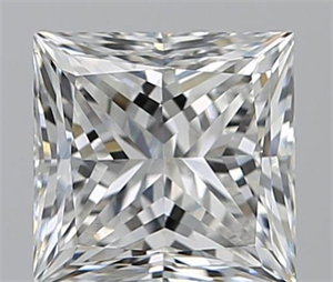 Picture of Natural Diamond 1.30 Carats, Princess with  Cut, F Color, VS1 Clarity and Certified by GIA