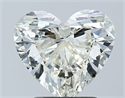 Natural Diamond 2.02 Carats, Heart with  Cut, K Color, SI2 Clarity and Certified by GIA