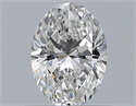 Diamante Natural 0.55 quilates, Ovalado , Color F, claridad VS1 y certificado GIA