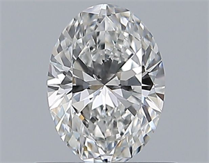 Picture of Natural Diamond 0.55 Carats, Oval with  Cut, F Color, VS1 Clarity and Certified by GIA
