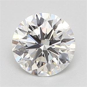 Picture of Natural Diamond 0.42 Carats, Round with Excellent Cut, F Color, VVS1 Clarity and Certified by GIA