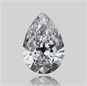 Natural Diamond 0.50 Carats, Pear with  Cut, D Color, VS1 Clarity and Certified by GIA