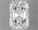 Natural Diamond 0.72 Carats, Radiant with  Cut, I Color, VVS2 Clarity and Certified by GIA