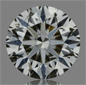 Diamante Natural 0.51 quilates, Redondo , Color M, claridad SI1 y certificado GIA