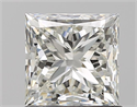 Natural Diamond 1.20 Carats, Princess with  Cut, J Color, VVS2 Clarity and Certified by GIA