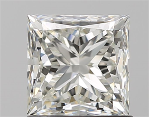 Picture of Natural Diamond 1.20 Carats, Princess with  Cut, J Color, VVS2 Clarity and Certified by GIA