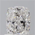 Natural Diamond 0.71 Carats, Cushion with  Cut, E Color, SI1 Clarity and Certified by GIA