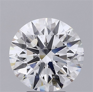 Picture of Lab Grown Diamond 4.71 Carats, Round with Ideal Cut, D Color, VS2 Clarity and Certified by IGI