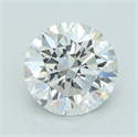 Lab Grown Diamond 1.01 Carats, Round with Excellent Cut, D Color, SI1 Clarity and Certified by IGI