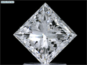 Natural Diamond 1.70 Carats, Princess with  Cut, D Color, SI1 Clarity and Certified by GIA