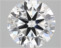 Lab Grown Diamond 4.01 Carats, Round with Ideal Cut, E Color, SI1 Clarity and Certified by IGI