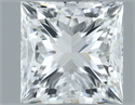 Natural Diamond 0.70 Carats, Princess with  Cut, H Color, VS2 Clarity and Certified by GIA