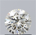 Natural Diamond 0.71 Carats, Round with Excellent Cut, K Color, VVS1 Clarity and Certified by GIA