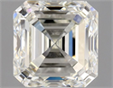 Diamante Natural 1.00 quilates, Asscher , Color K, claridad VVS1 y certificado GIA