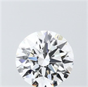 Lab Grown Diamond 1.55 Carats, Round with Ideal Cut, E Color, VVS2 Clarity and Certified by IGI