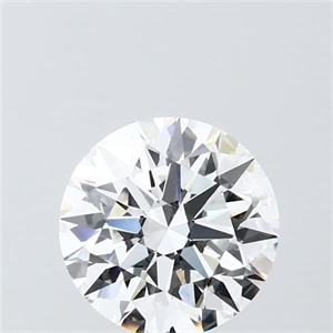 Picture of Lab Grown Diamond 1.55 Carats, Round with Ideal Cut, E Color, VVS2 Clarity and Certified by IGI