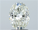 Natural Diamond 1.80 Carats, Oval with  Cut, J Color, SI2 Clarity and Certified by GIA